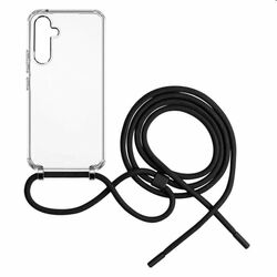 FIXED Pure Neck nyakbaakasztós madzaggal Samsung Galaxy A54 5G számára, fekete