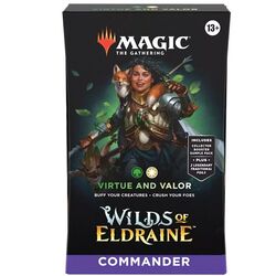 Kártyajáték Magic: The Gathering Wilds of Eldraine Commander Deck Virtue and Valor