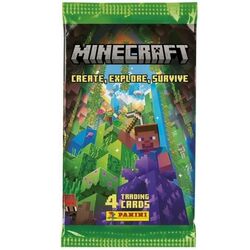 Gyűjtői kártyák Panini Minecraft 3 Booster