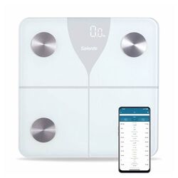 Salente SlimFit, személyi diagnosztikai fitnesz mérleg, Bluetooth, fehér az pgs.hu