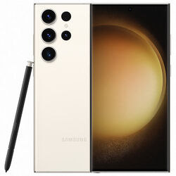 Samsung Galaxy S23 Ultra, 8/256GB, cream, A osztály - használt, 12 hónap garancia