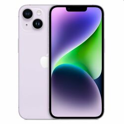 Apple iPhone 14 128GB, purple, A osztály - használt, 12 hónap garancia