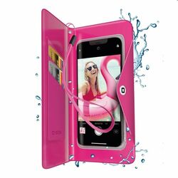 SBS Splash-resistant transparent universal case 6,8'' tok, pink - OPENBOX (Bontott csomagolás, teljes garancia) az pgs.hu