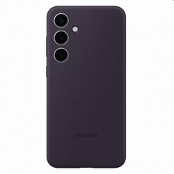Silicone Cover tok Samsung Galaxy S24 Plus számára, dark violet az pgs.hu
