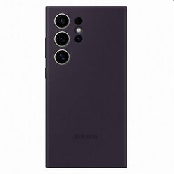 Silicone Cover tok Samsung Galaxy S24 Ultra számára, dark violet az pgs.hu