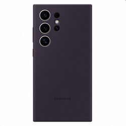 Silicone Cover tok Samsung Galaxy S24 Ultra számára, dark violet az pgs.hu