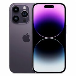Apple iPhone 14 Pro, 128GB, deep purple, C osztály - használt, 12 hónap garancia