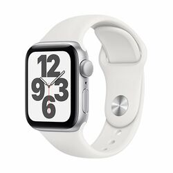 Apple Watch SE GPS, 40mm Silver Aluminium Case, B osztály - használt, 12 hónap garancia | pgs.hu