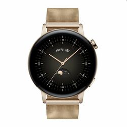 Huawei Watch GT3 42mm, gold, C osztály – használt, 12 hónap garancia