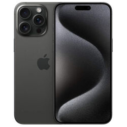 Apple iPhone 15 Pro Max 256GB, fekete titanium, A osztály – használt, 12 hónap garancia