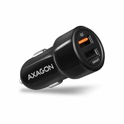 Autós töltő AXAGON PWC-QC5 QuickCharge 3.0 - 31W, fekete, kiállított darab, 21 hónap garancia az pgs.hu