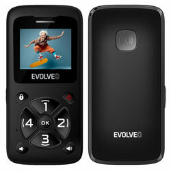 EVOLVEO EasyPhone ID, mobiltelefon időseknek, fekete az pgs.hu