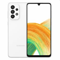 Samsung Galaxy A33, 6/128GB, white, kiállított darab, 21 hónap garancia