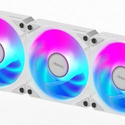 Gigabyte AORUS EZ CHAIN FAN 120 ICE, ARGB, white, 3-Pack