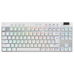 Logitech PRO X TKL Gaming Keyboard US, white, kiállított, 21 hónap garancia az pgs.hu