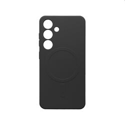 MobilNET szilikontok Samsung Galaxy S25, fekete (MagFiber)