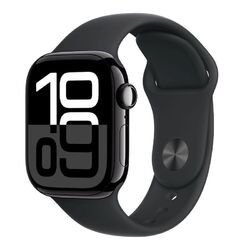 Apple Watch Series 10 GPS + Cellular 46mm Jet fekete Aluminium Case, B osztály - használt, 12 hónap garancia az pgs.hu