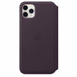 Apple iPhone 11 Pro Max Leather Folio, aubergine na pgs.hu