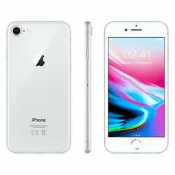 Apple iPhone 8, 64GB | Silver, B osztály - Használt, 12 hónap garancia az pgs.hu