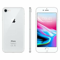 Apple iPhone 8, 64GB | Silver, C kategória - használt, 12 hónap garancia