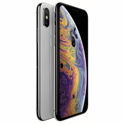 Apple iPhone XS, 64GB, strieborná, Trieda C - použité, záruka 12 mesiacov