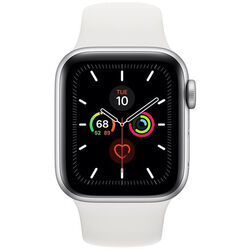 Apple Watch Series 5 GPS, 44mm | Silver, A osztály - használt, 12 hónap garancia az pgs.hu