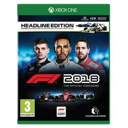 F1 2018: The Official Videogame (Headline Edition) [XBOX ONE] - BAZÁR (használt)