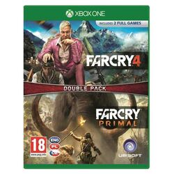 Far Cry 4 + Far Cry: Primal CZ (Double Pack) [XBOX ONE] - BAZÁR (Használt termék) az pgs.hu
