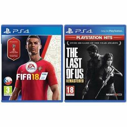 FIFA 18 CZ [PS4] + The Last of Us: Remastered CZ [PS4] - BAZÁR (használt), 12 hónap garancia az pgs.hu