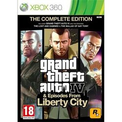 Grand Theft Auto 4 & Episodes from Liberty City (The Complete Edition)- XBOX 360- BAZÁR (használt termék) az pgs.hu
