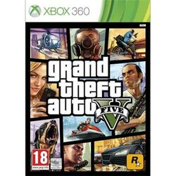 Grand Theft Auto 5- XBOX 360- BAZÁR (használt termék)