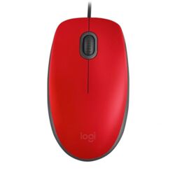 Irodai egér Logitech M110 Silent, piros az pgs.hu