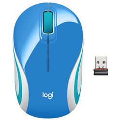 Irodai egér Logitech Vezeték nélküli Mini Mouse M187, kék az pgs.hu