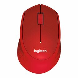 Logitech M330 Silent Plus Vezeték nélküli Egér, piros az pgs.hu