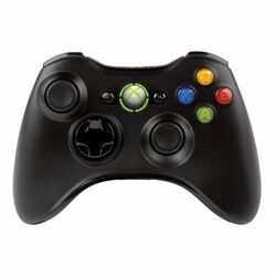 Microsoft Xbox 360 Wireless Controller, black - BAZÁR (használt termék , 12 hónap garancia) az pgs.hu
