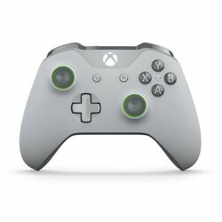 Microsoft Xbox One S Wireless Controller, grey/green az pgs.hu