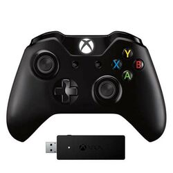 Microsoft Xbox One S Wireless Controller, black + Microsoft Xbox One Wireless Adapter for Windows az pgs.hu