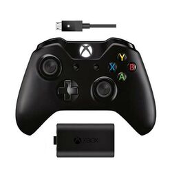 Microsoft Xbox One S Wireless Controller + Play & Charge Kit, black az pgs.hu