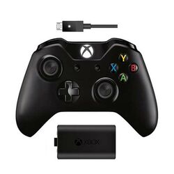 Microsoft Xbox One S Wireless Controller + Play & Charge Kit, black na pgs.hu