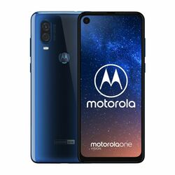 Motorola One Vision, 4/128GB, Dual SIM | Sapphire, B osztály - használt, 12 hónap garancia az pgs.hu