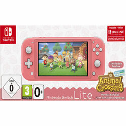 Nintendo Switch Lite, coral + Animal Crossing: New Horizons + háromhónapos előfizetés Nintendo Switch Online az pgs.hu