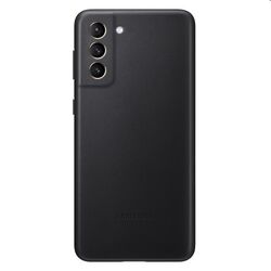Leather Cover tok Samsung Galaxy S21 Plus számára - G996B, Fekete (EF-VG996L) az pgs.hu