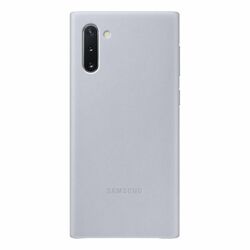 Samsung Leather Cover tok Note 10 számára, szürke na pgs.hu