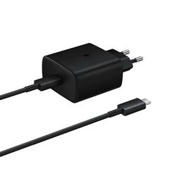 Gyorstöltő Samsung 45W USB-C kábellel, black az pgs.hu