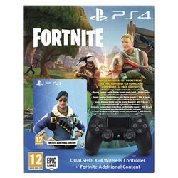 Sony  DS4 Wireless Controller v2,jet black + Fortnite Additional Content Voucher - OPENBOX, bontott, teljes garancia az pgs.hu