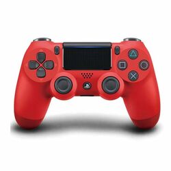 Sony DualShock 4 Vezeték nélküli Vezérlő, magma piros - Használt termék, 12 hónap garancia