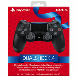 Sony DualShock 4 Wireless Controller v2, jet black (Christmas Edition) - OPENBOX (Bontott termék teljes garanciával) az pgs.hu
