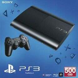 Sony PlayStation 3 500GB super slim,  black - BAZÁR (használt termék, 12 hónap garancia) az pgs.hu