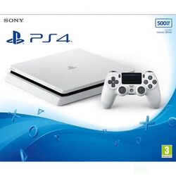 Sony PlayStation 4 Slim 500GB, glacier white - BAZÁR (použitý tovar , 12 hónap garancia) az pgs.hu