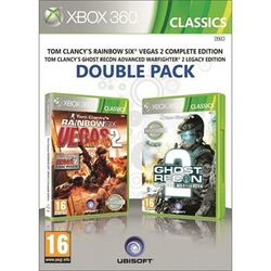 Tom Clancy’s Rainbow Six: Vegas 2 + Tom Clancy’s Ghost Recon: Advanced Warfighter 2 [XBOX 360] - BAZÁR (használt termék) az pgs.hu